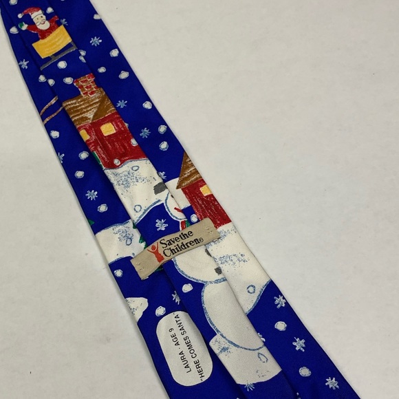 Save the children Here comes Santa necktie Laura - Picture 3 of 5